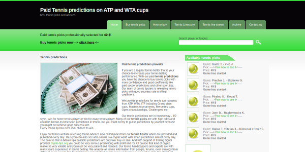 Tennis-Picks.org Reviews