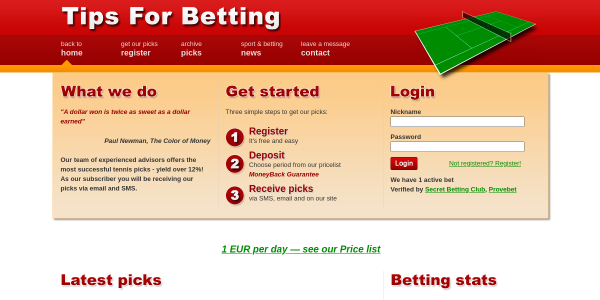 Tips-For-Betting.com Reviews