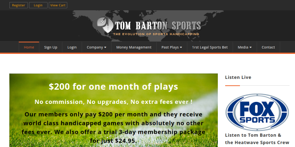 TomBartonSports.com Reviews TomBartonSports.com Reviews