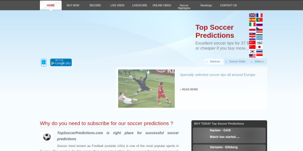 TopSoccerPredictions.com Reviews