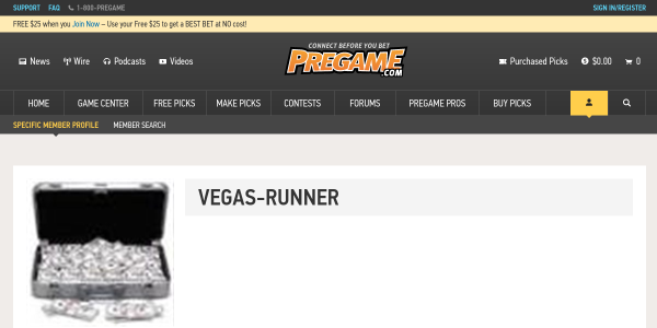 Vegas-Runner.pregame.com Reviews